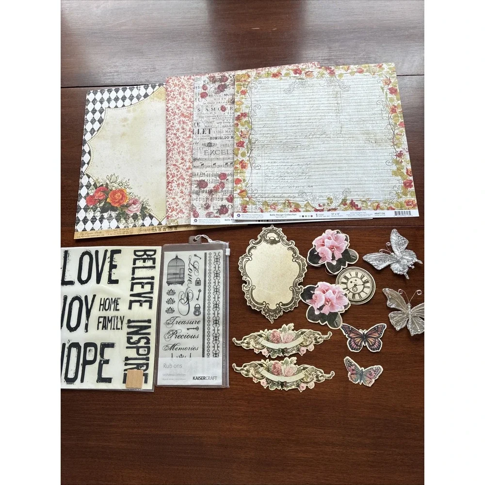 Prima & Others Scrapbook Kit Romantic Victorian No Sketches
